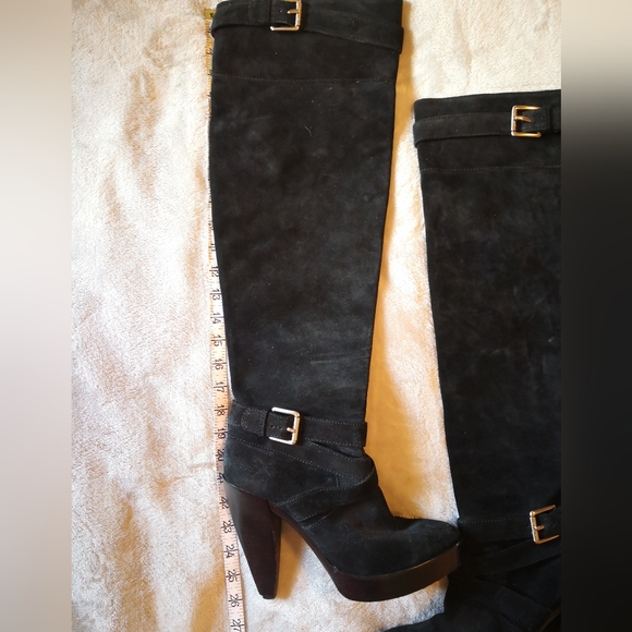 LAST CHANCE SALE Michael Kors sz 8.5 black leather boots - Picture 6 of 16